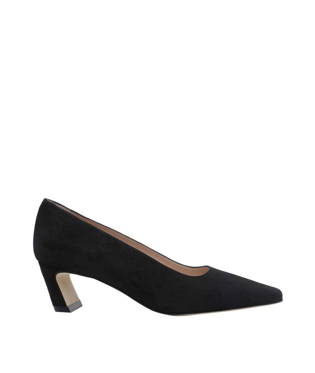 STUART WEITZMAN Черные замшевые туфли, фото 1
