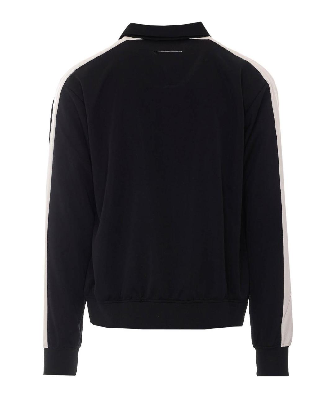MM6 MAISON MARGIELA Черный полиэстеровый джемпер / свитер, фото 2