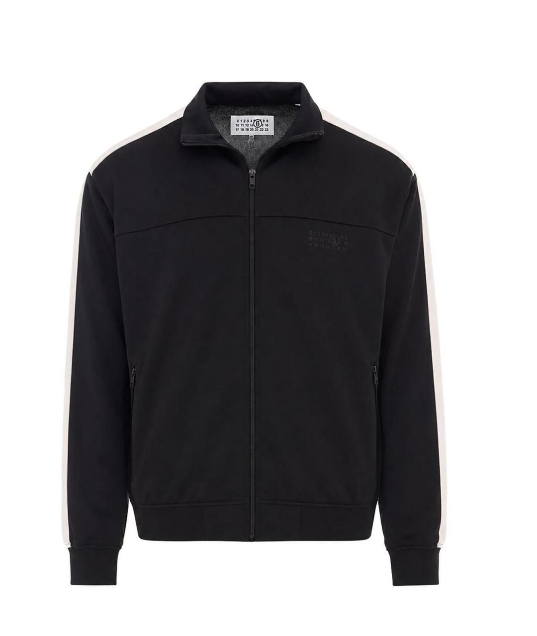 MM6 MAISON MARGIELA Черный полиэстеровый джемпер / свитер, фото 1