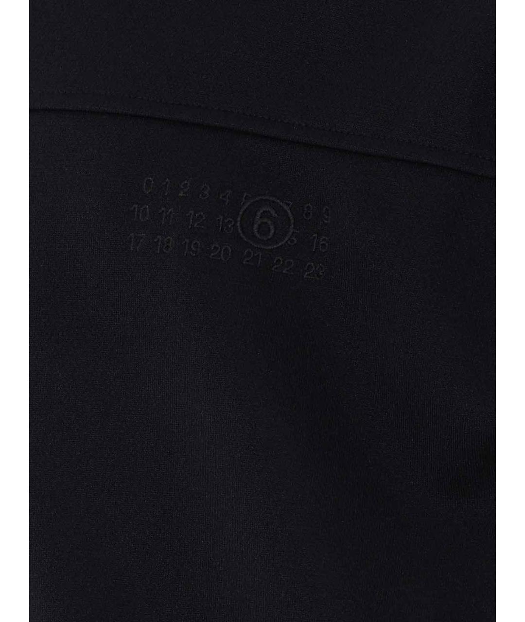 MM6 MAISON MARGIELA Черный полиэстеровый джемпер / свитер, фото 3