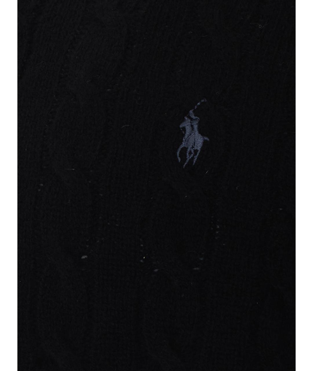 POLO RALPH LAUREN Черный шерстяной джемпер / свитер, фото 3