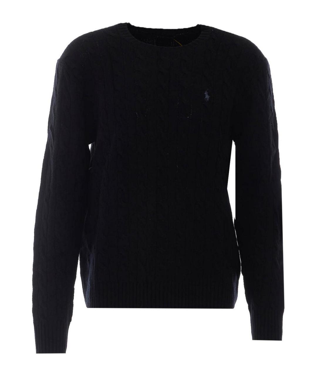 POLO RALPH LAUREN Черный шерстяной джемпер / свитер, фото 1