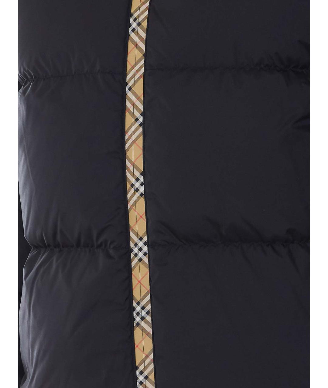 BURBERRY Черный пуховик, фото 3