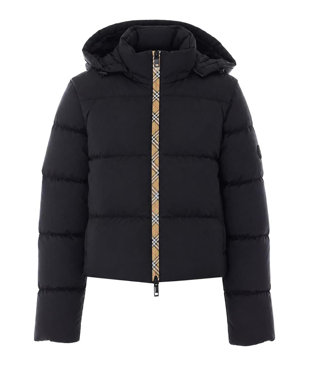 BURBERRY Черный пуховик, фото 1