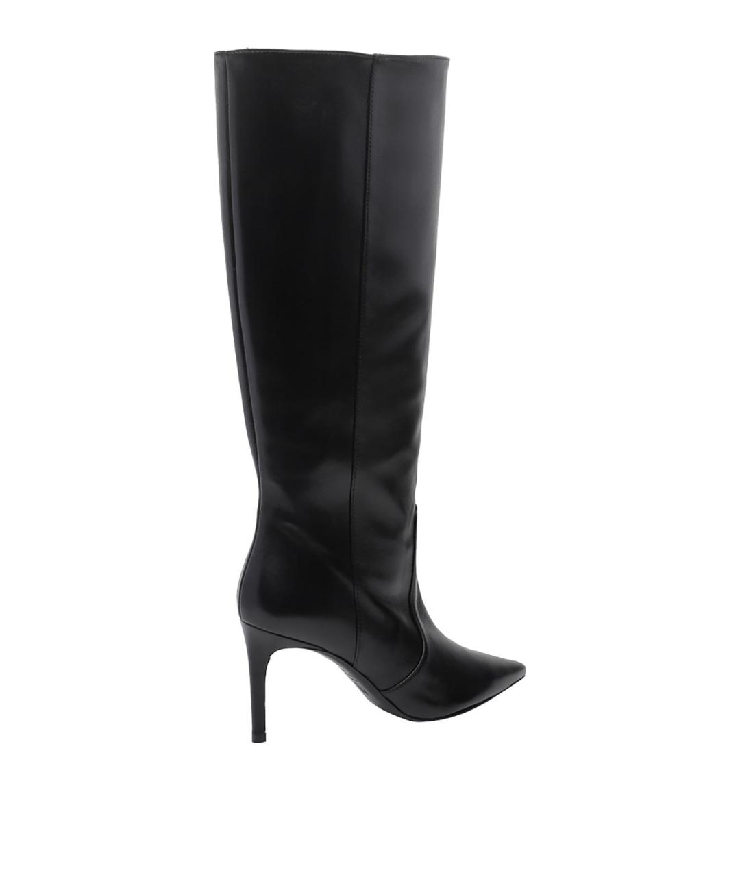 STUART WEITZMAN Черные кожаные сапоги, фото 3
