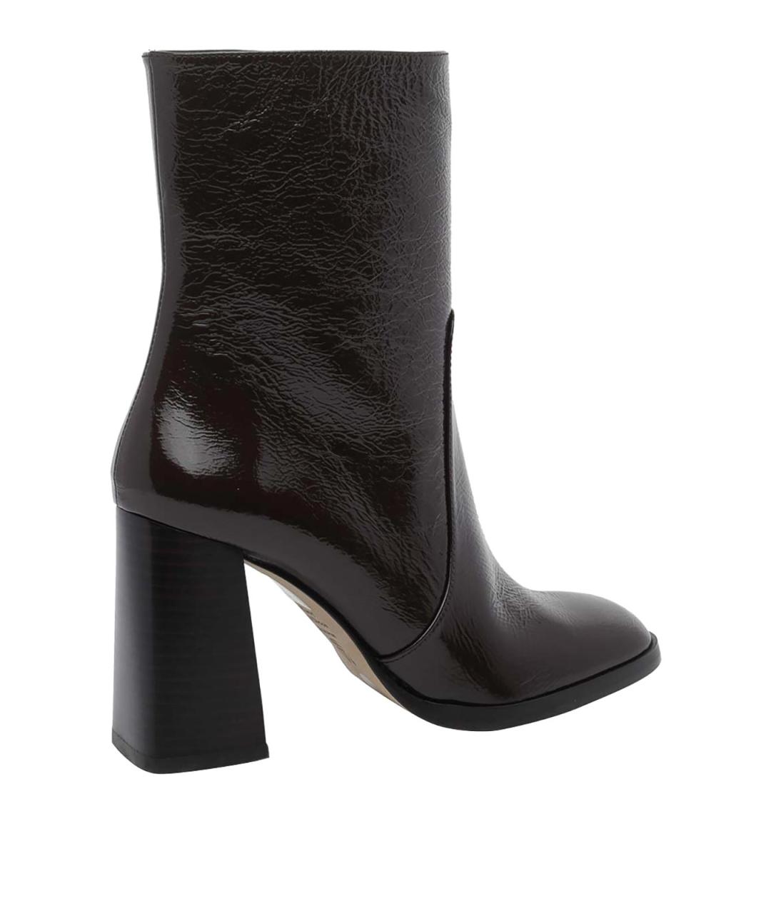 STUART WEITZMAN Коричневые кожаные ботильоны, фото 3