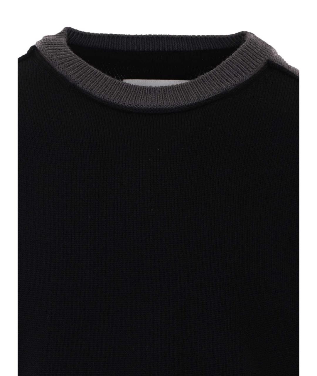 MM6 MAISON MARGIELA Черный шерстяной джемпер / свитер, фото 4