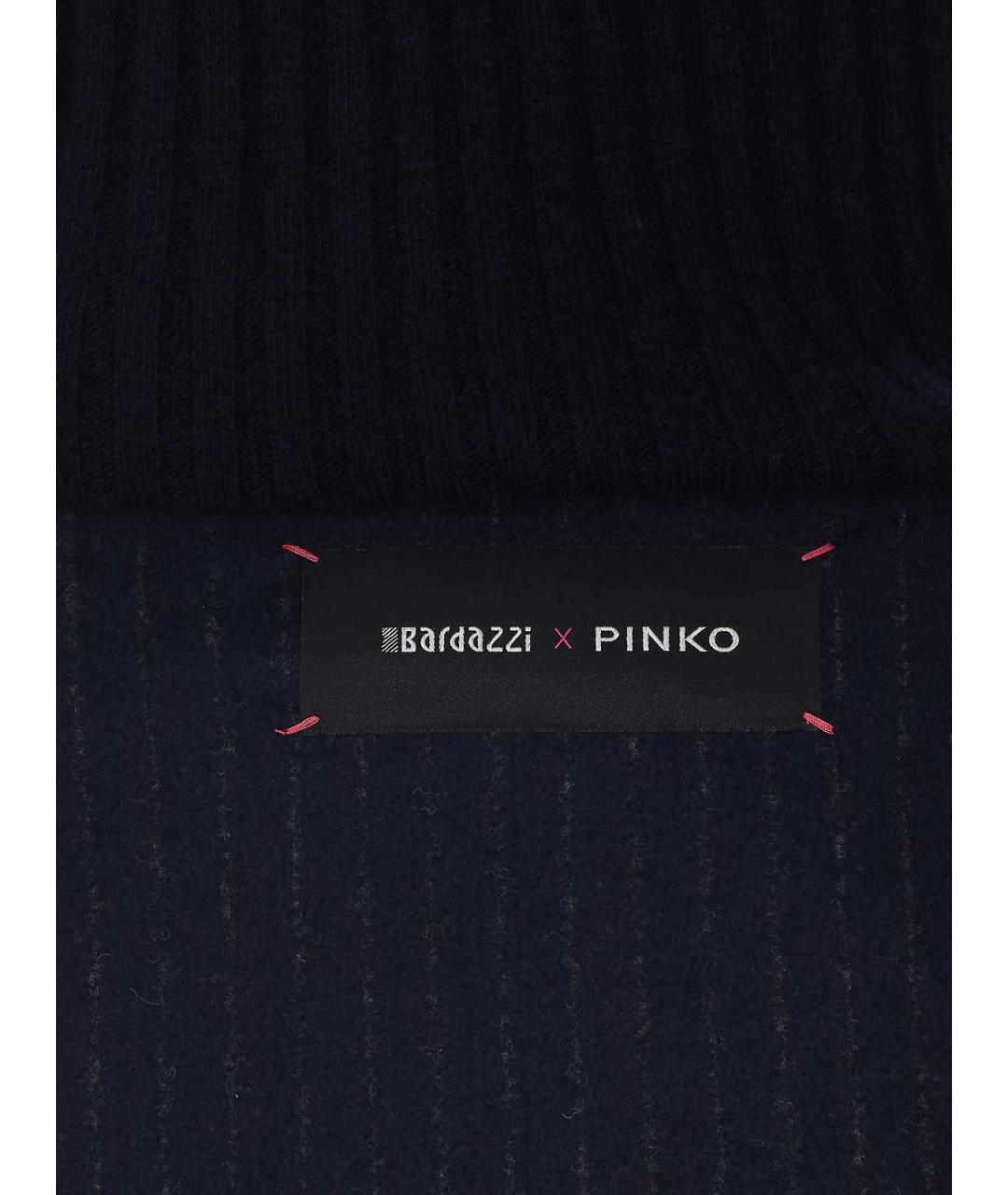 PINKO Синее полиэстеровое повседневное платье, фото 3