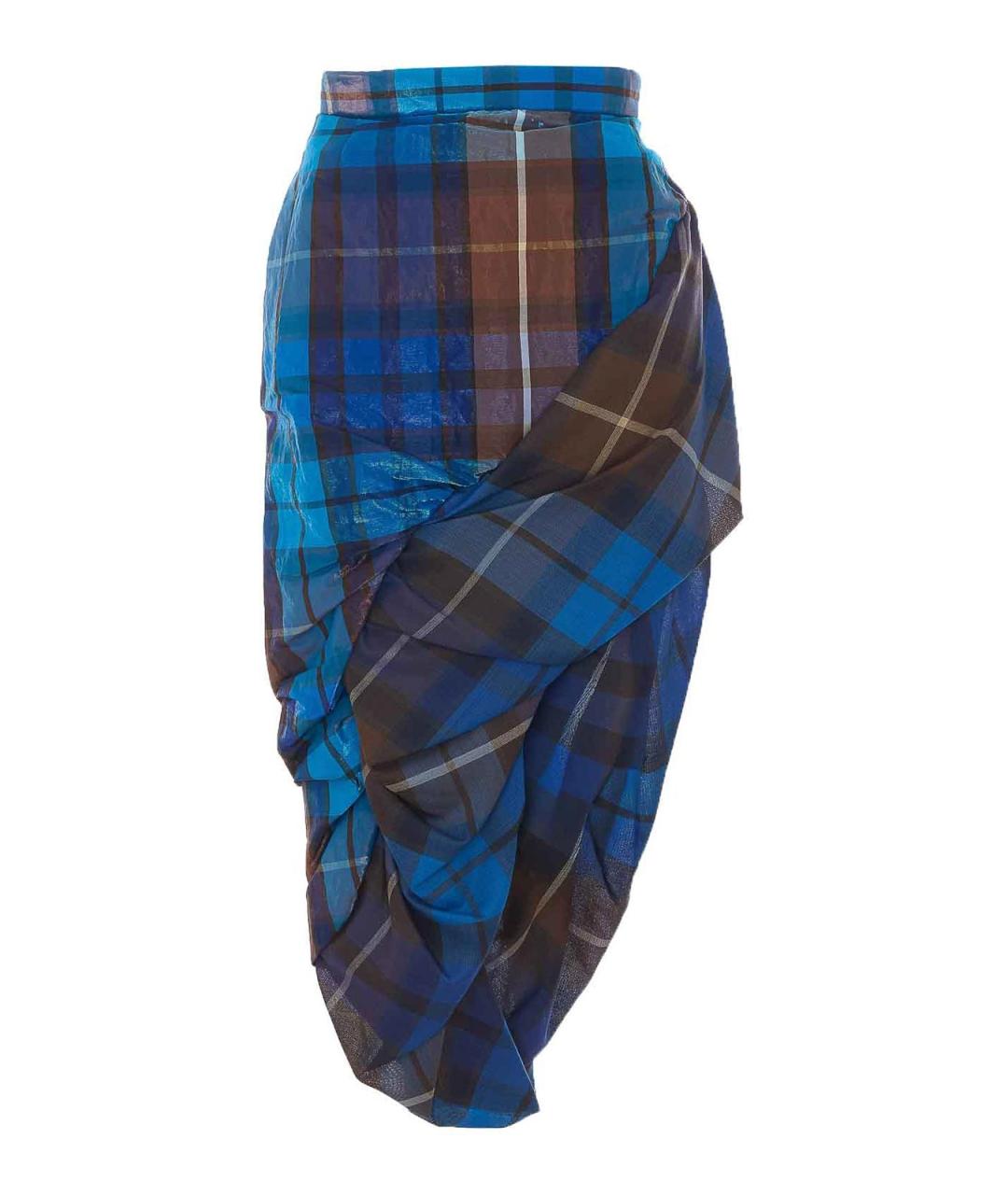 VIVIENNE WESTWOOD Мульти полиэстеровая юбка миди, фото 1