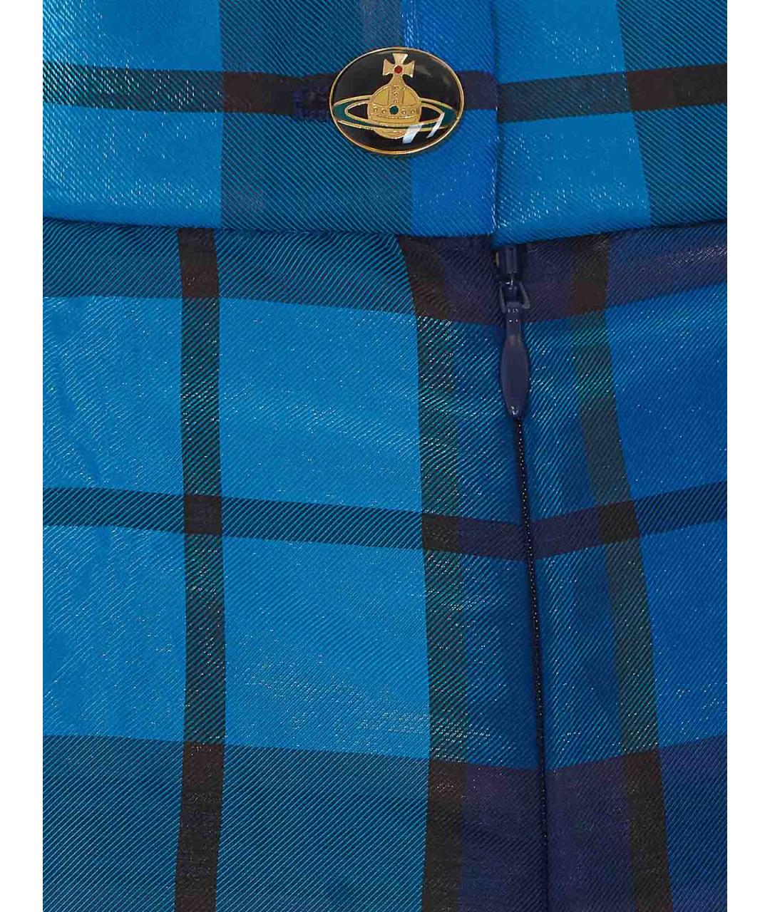 VIVIENNE WESTWOOD Мульти полиэстеровая юбка миди, фото 3
