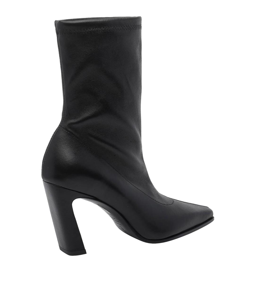 STUART WEITZMAN Черные кожаные ботильоны, фото 3