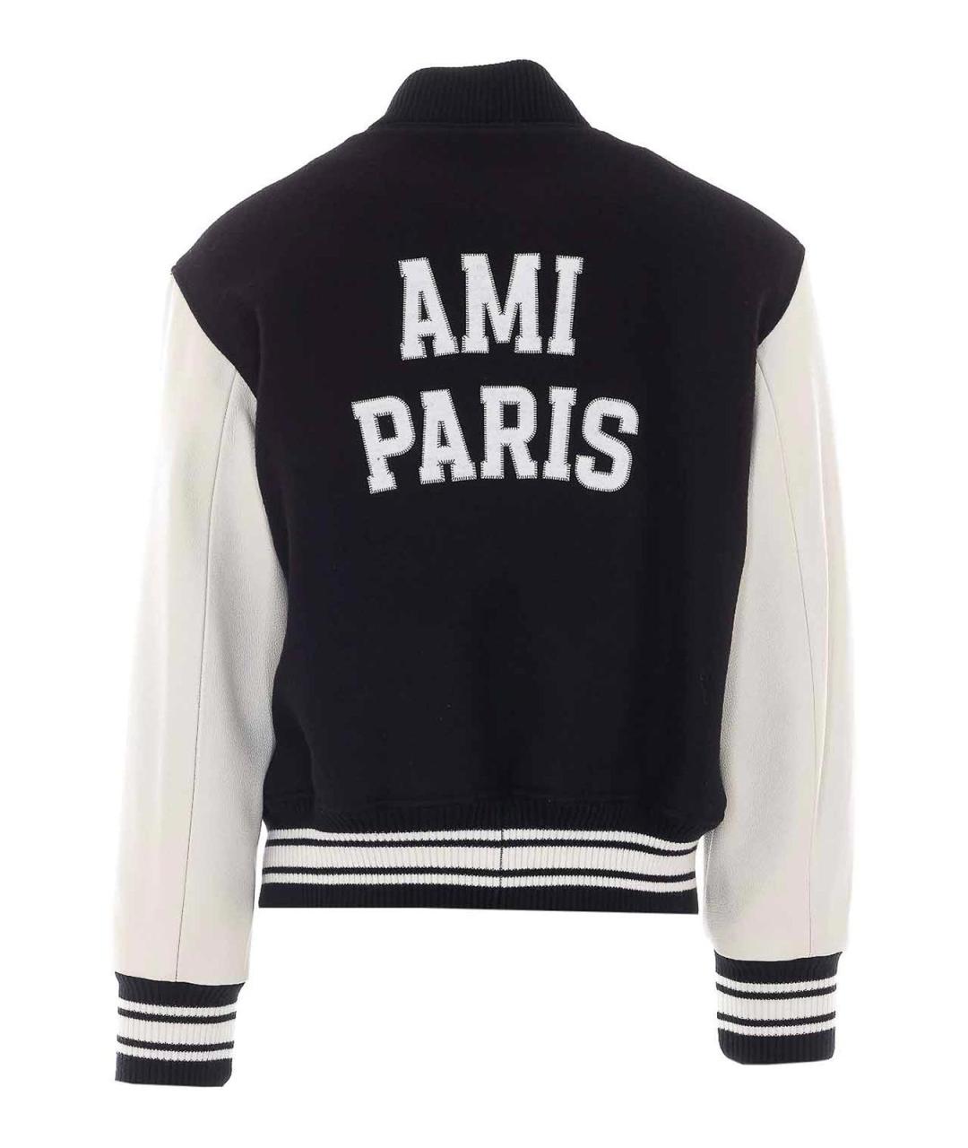 Ami Paris Черная шерстяная куртка, фото 2