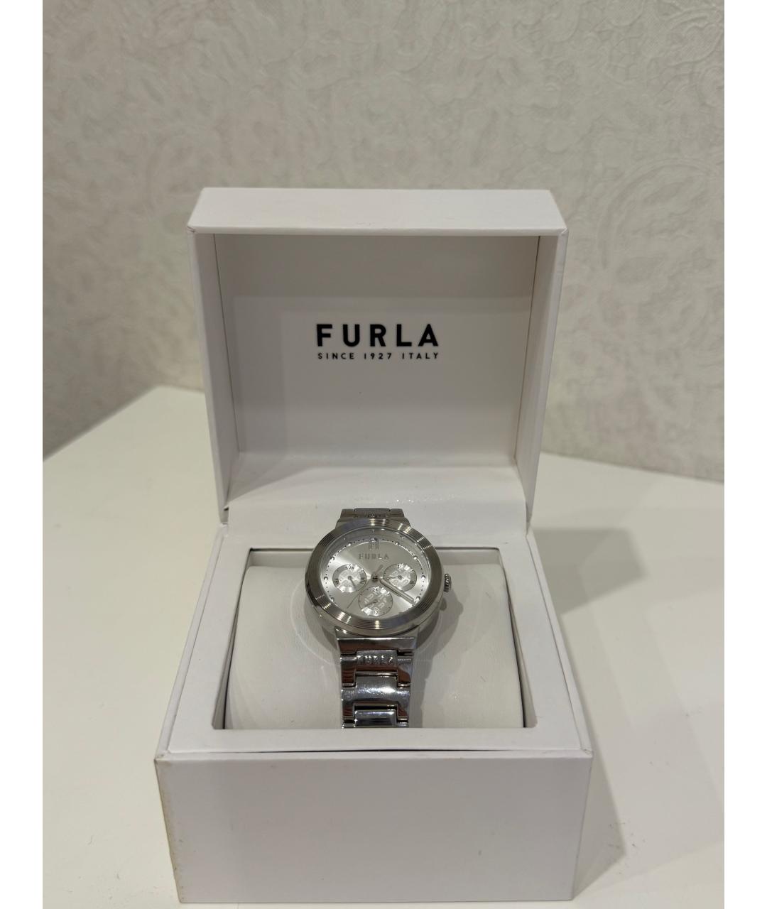 FURLA Серебряные серебряные часы, фото 5