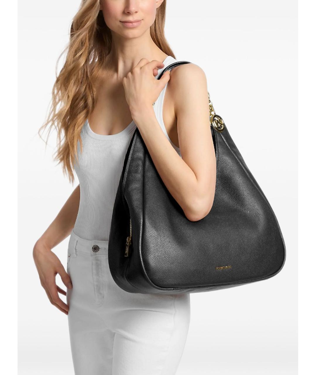MICHAEL KORS Черная сумка тоут, фото 2