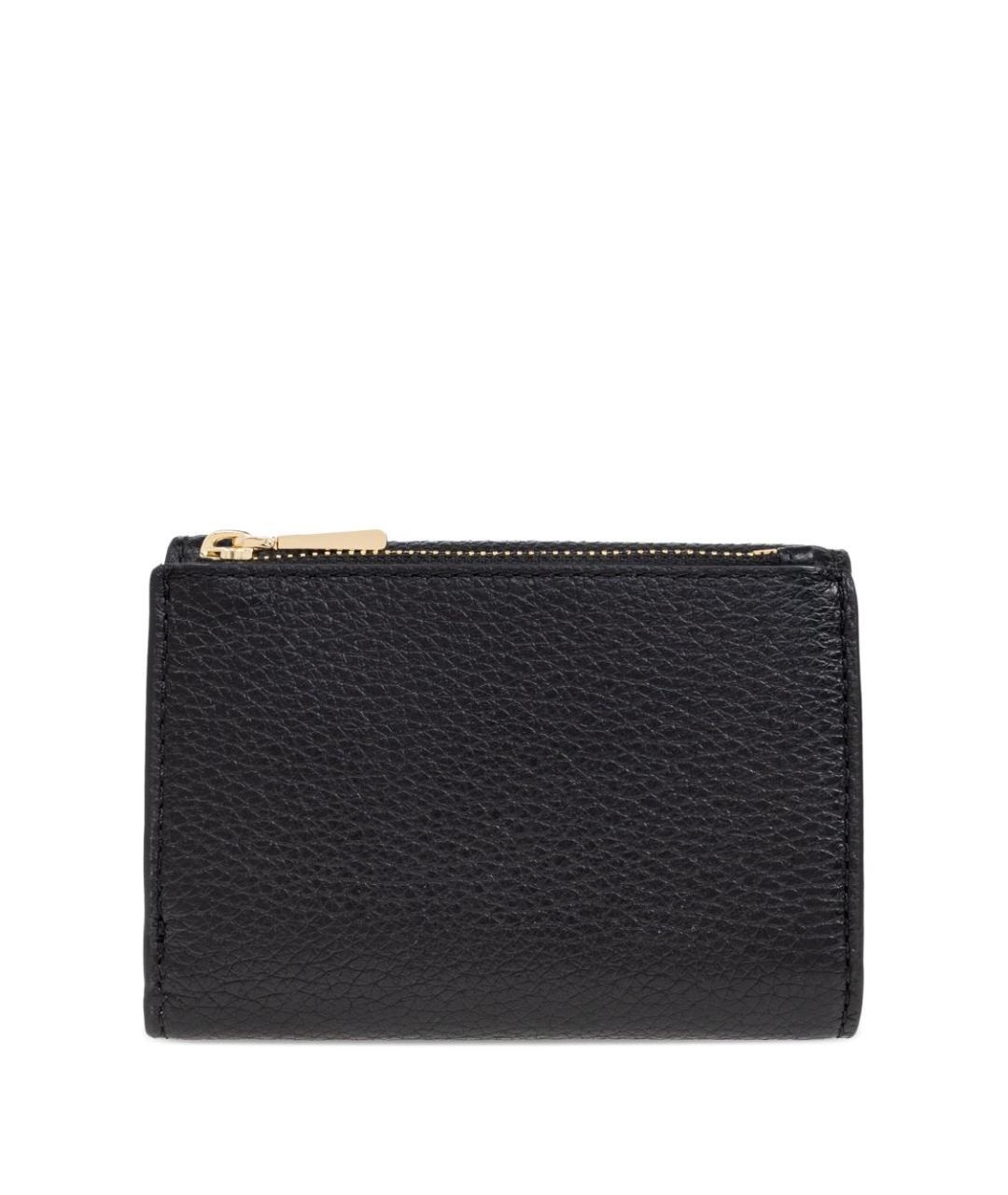 MICHAEL KORS Черный кожаный кошелек, фото 2