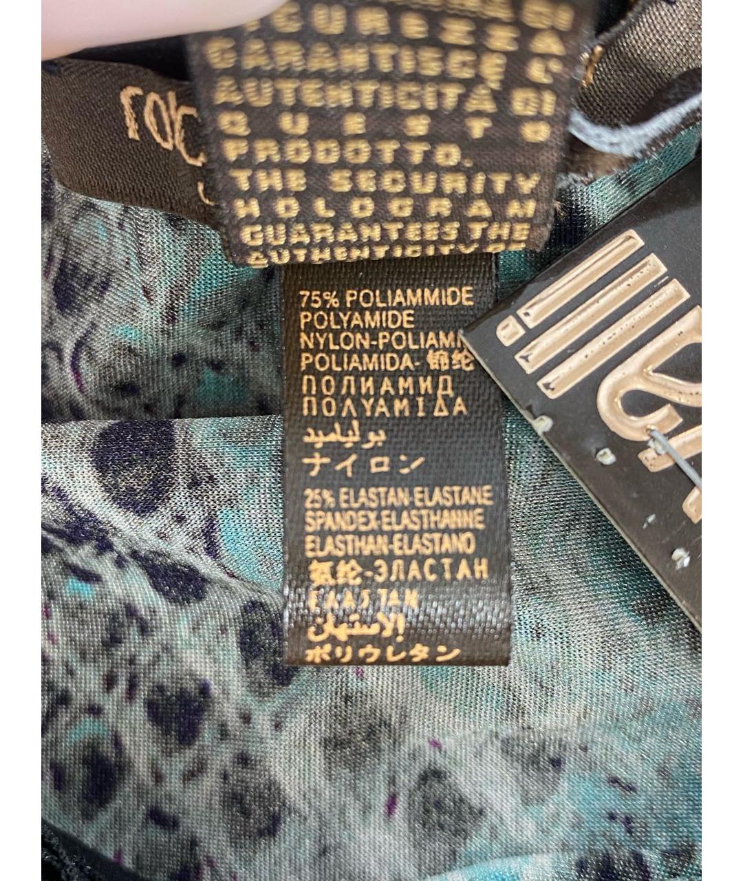 ROBERTO CAVALLI Зеленая полиэстеровая майка, фото 8