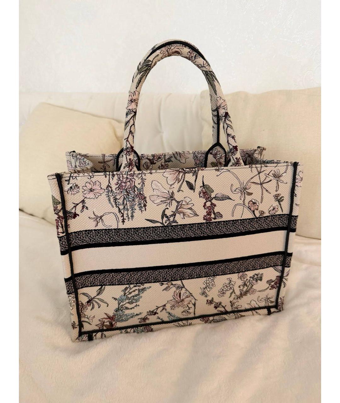 CHRISTIAN DIOR Мульти тканевая сумка тоут, фото 3