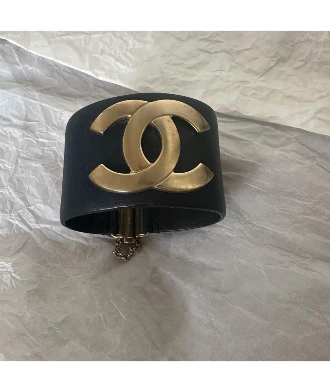 CHANEL Черный браслет, фото 7