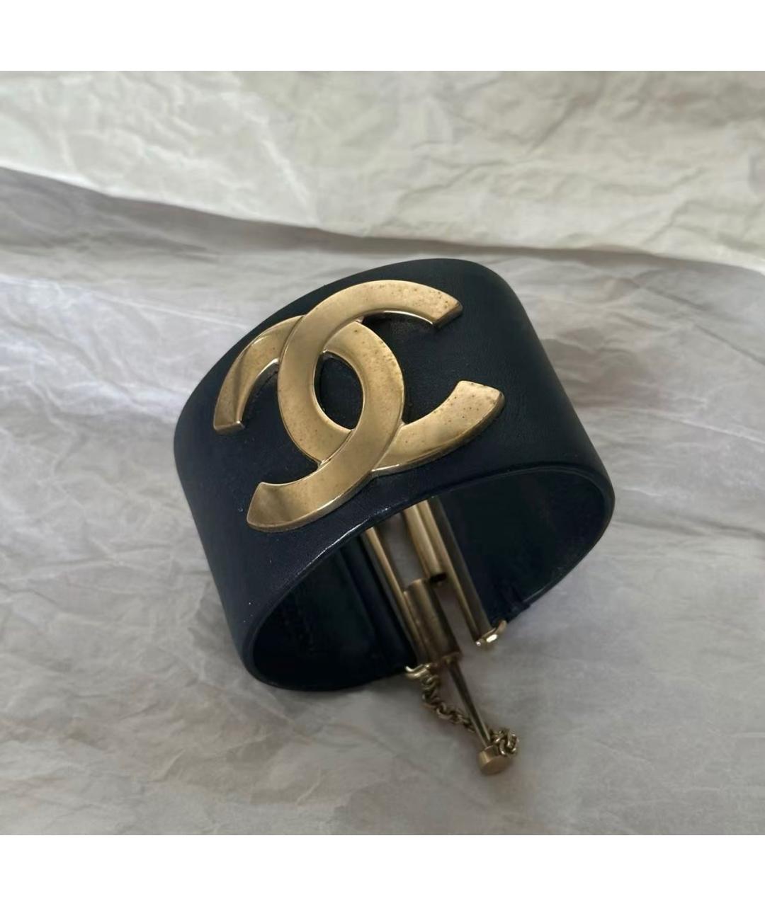 CHANEL Черный браслет, фото 8