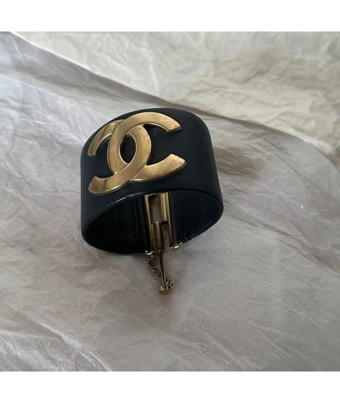 CHANEL Черный браслет, фото 3