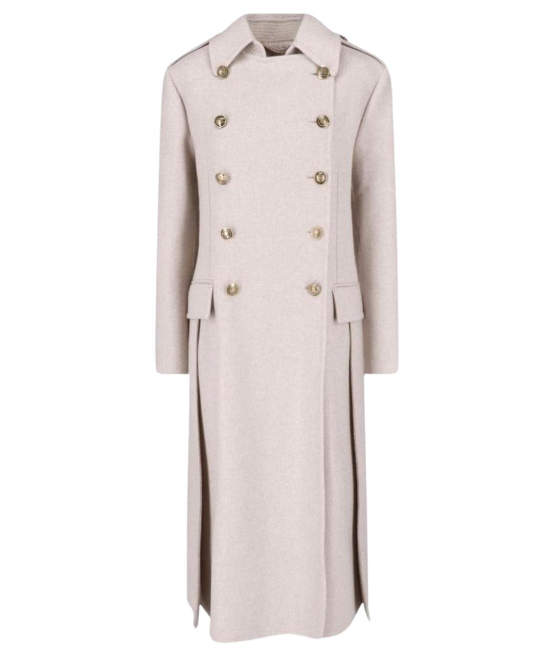 ERMANNO SCERVINO Бежевое пальто, фото 1