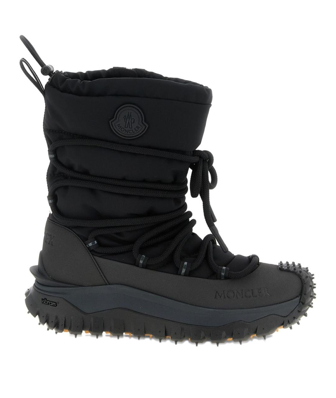 MONCLER Черные низкие ботинки, фото 1