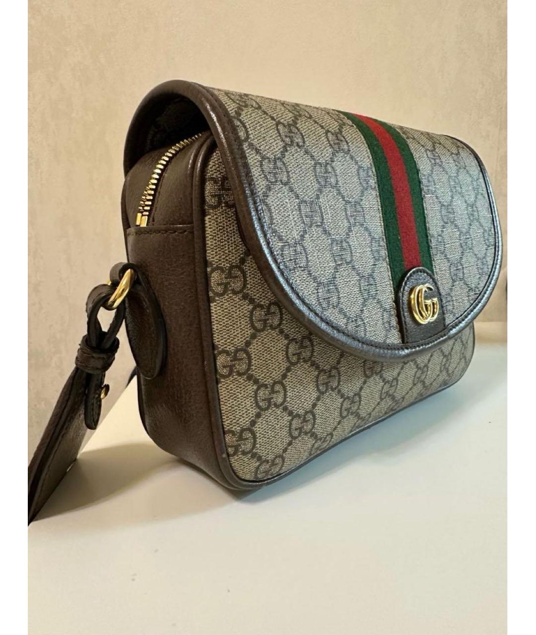 GUCCI Хаки сумка через плечо, фото 2