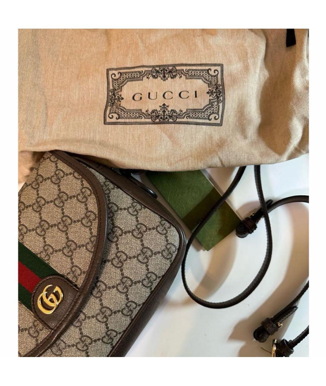 GUCCI Хаки сумка через плечо, фото 8