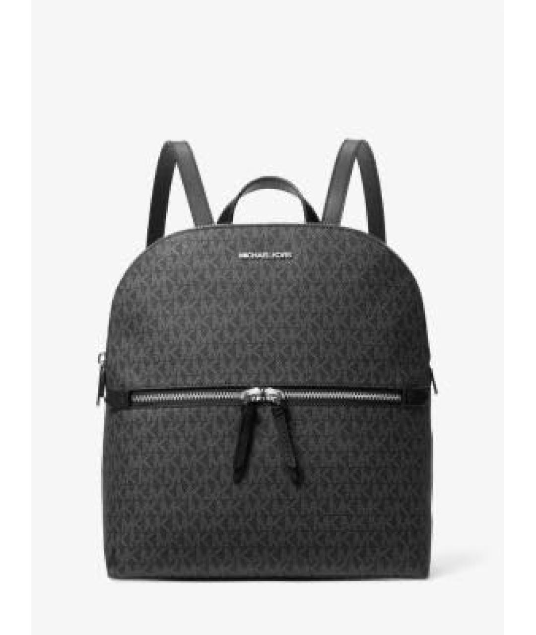 MICHAEL KORS Черный рюкзак из канвы, фото 6