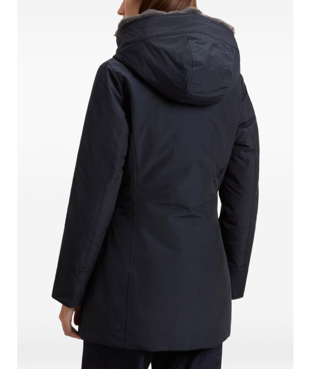 WOOLRICH Темно-синяя хлопковая куртка, фото 5