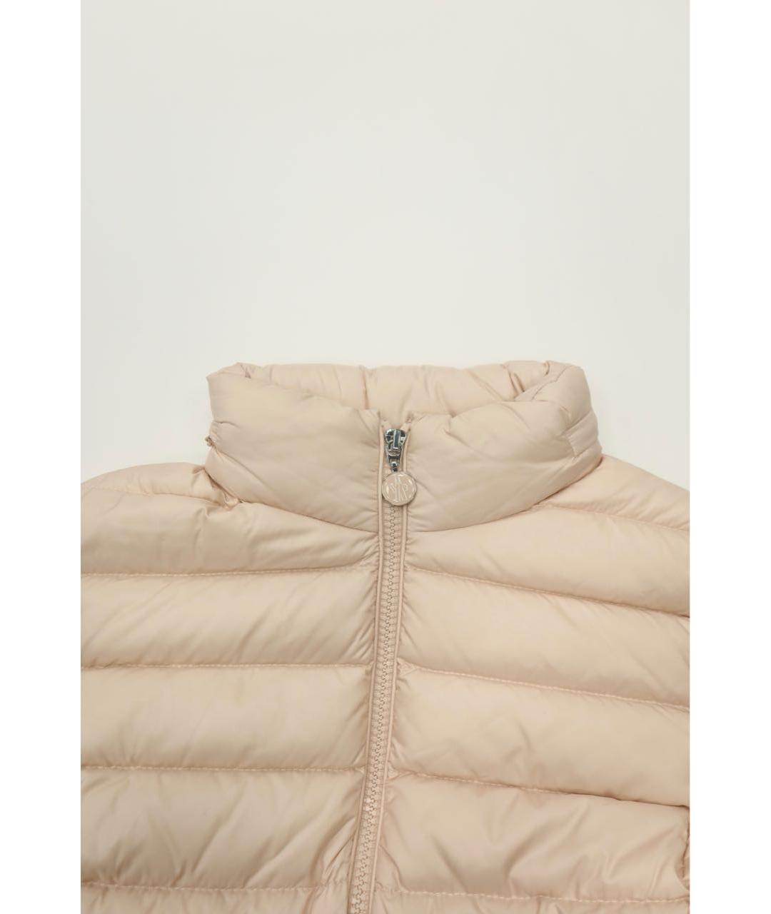 MONCLER Розовая шерстяная куртка, фото 4