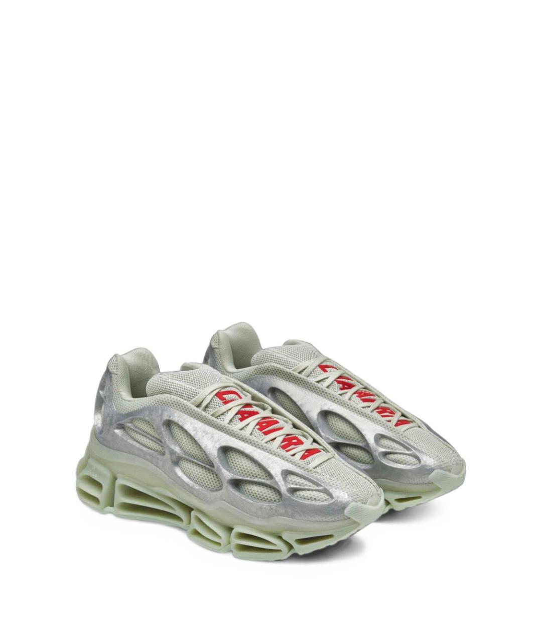 ADIDAS Серебряные синтетические низкие кроссовки / кеды, фото 2