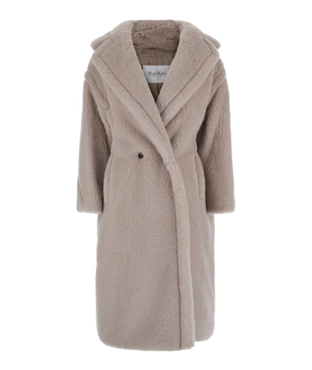MAX MARA Серое шерстяное пальто, фото 1
