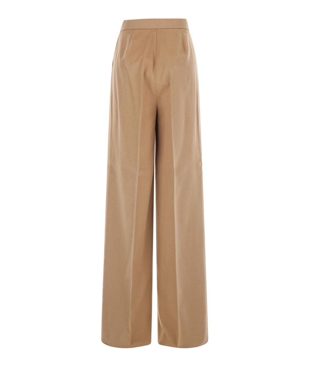 MAX MARA Бежевые прямые брюки, фото 2