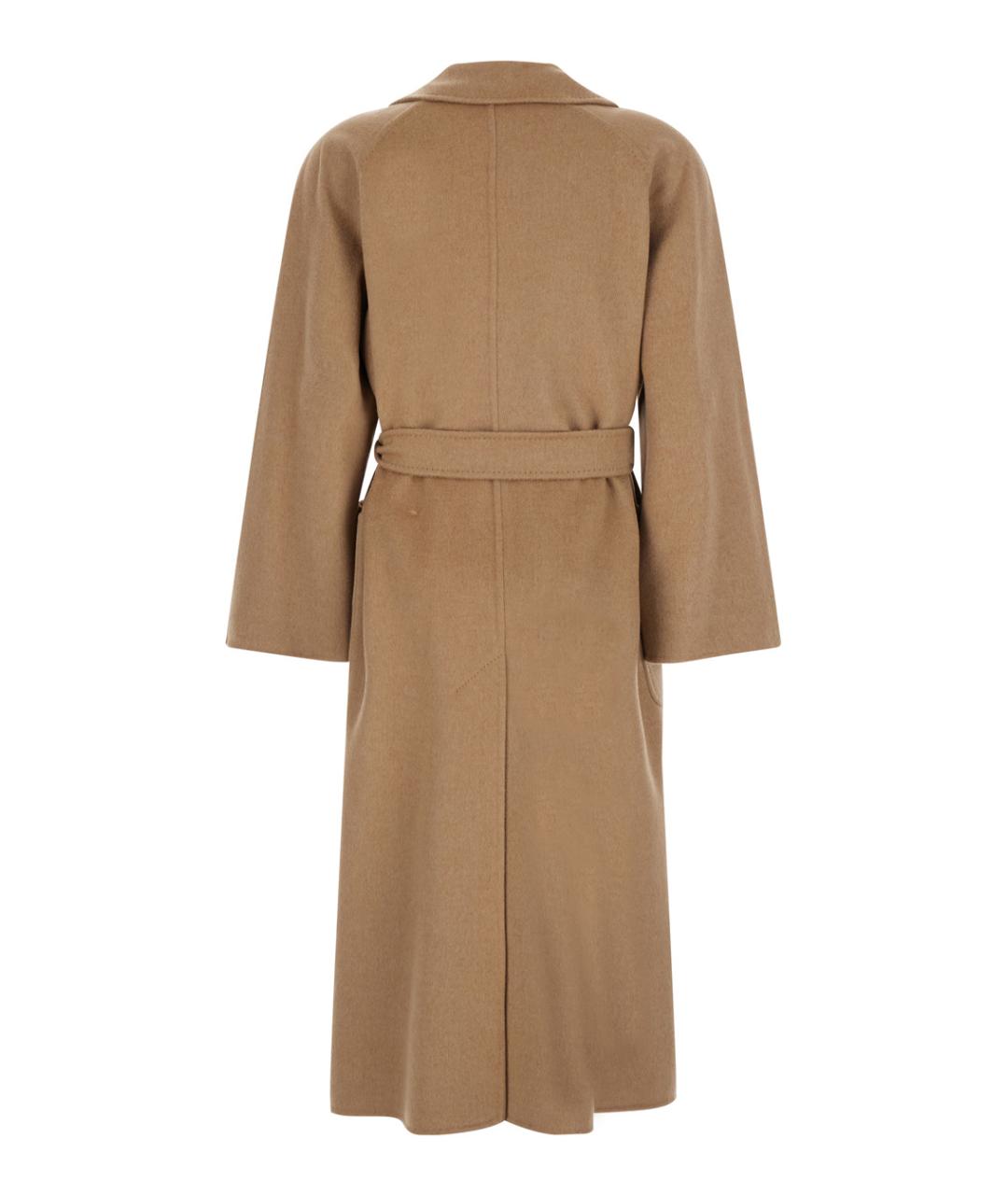 MAX MARA Бежевое шерстяное пальто, фото 2