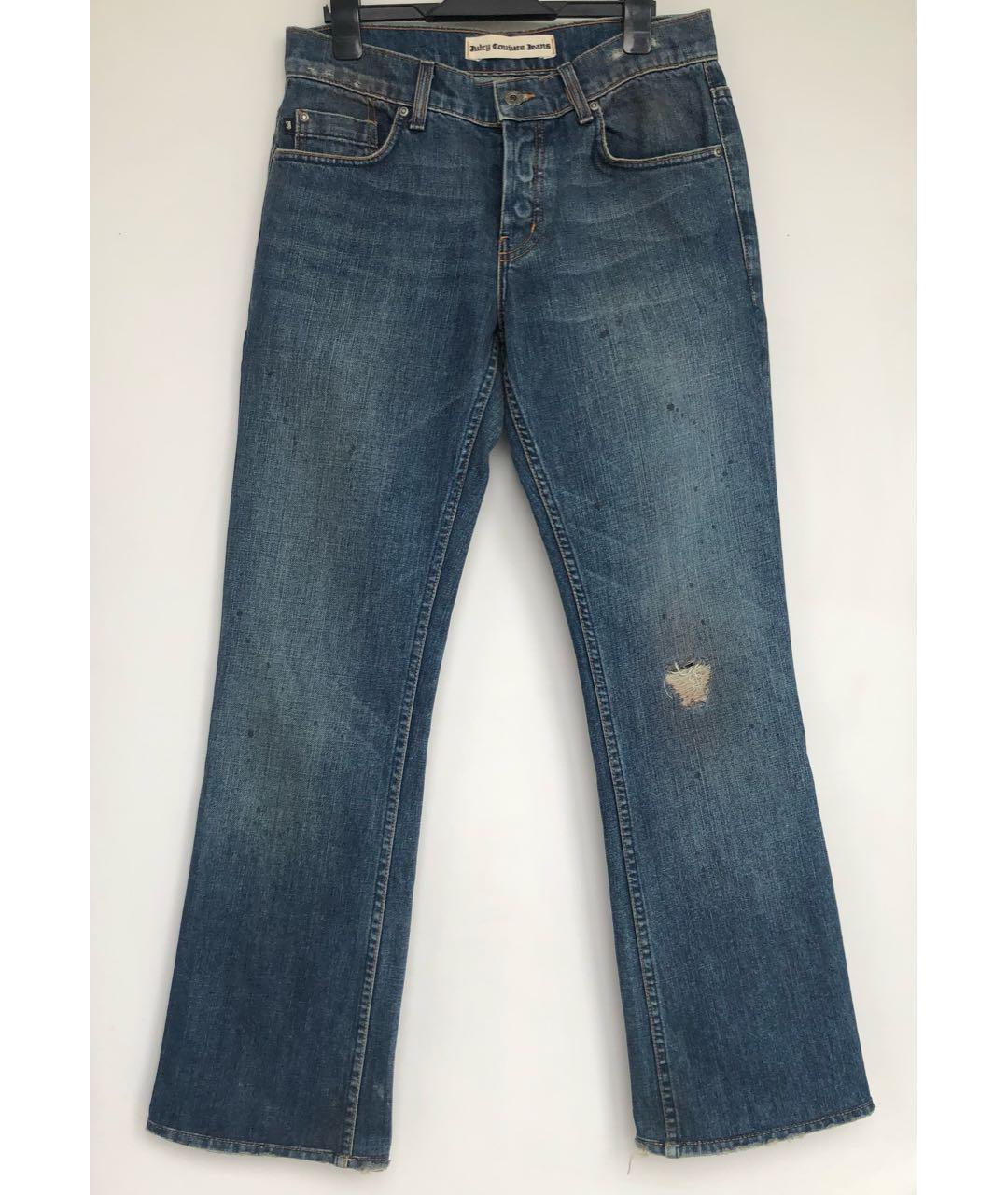 JUICY COUTURE Синие хлопковые джинсы, фото 9