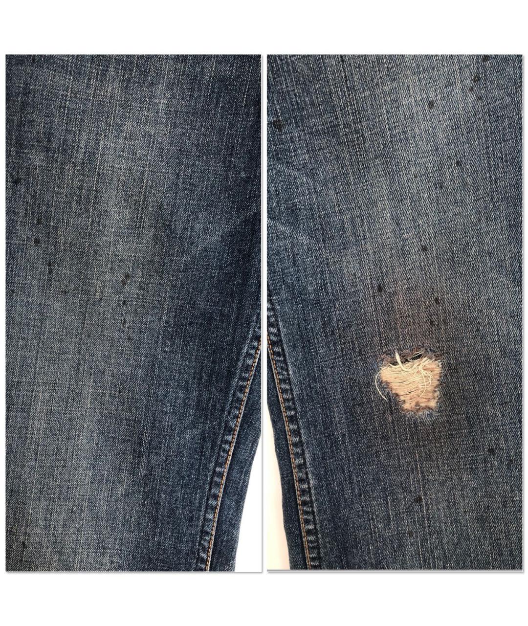 JUICY COUTURE Синие хлопковые джинсы, фото 4
