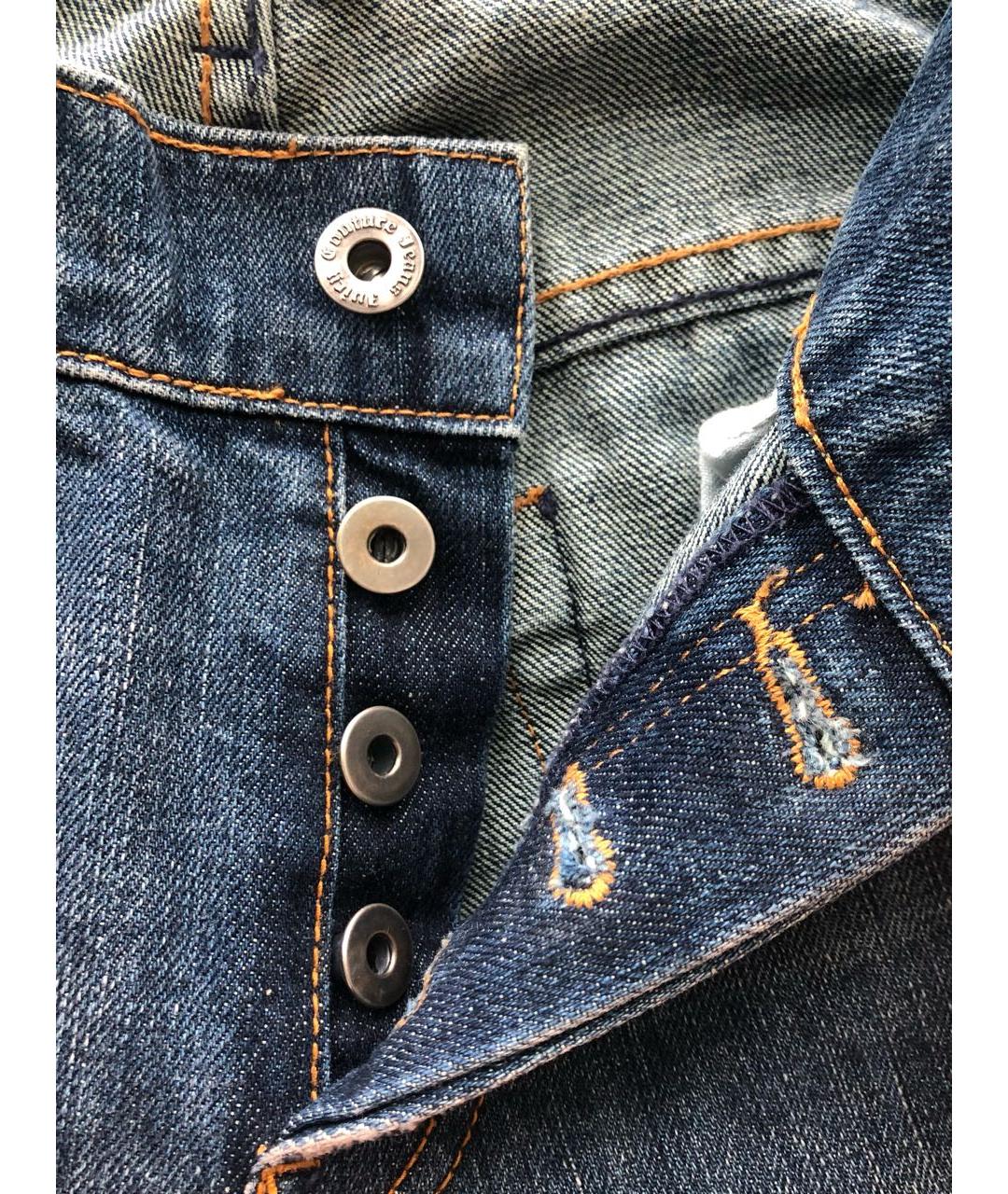 JUICY COUTURE Синие хлопковые джинсы, фото 6