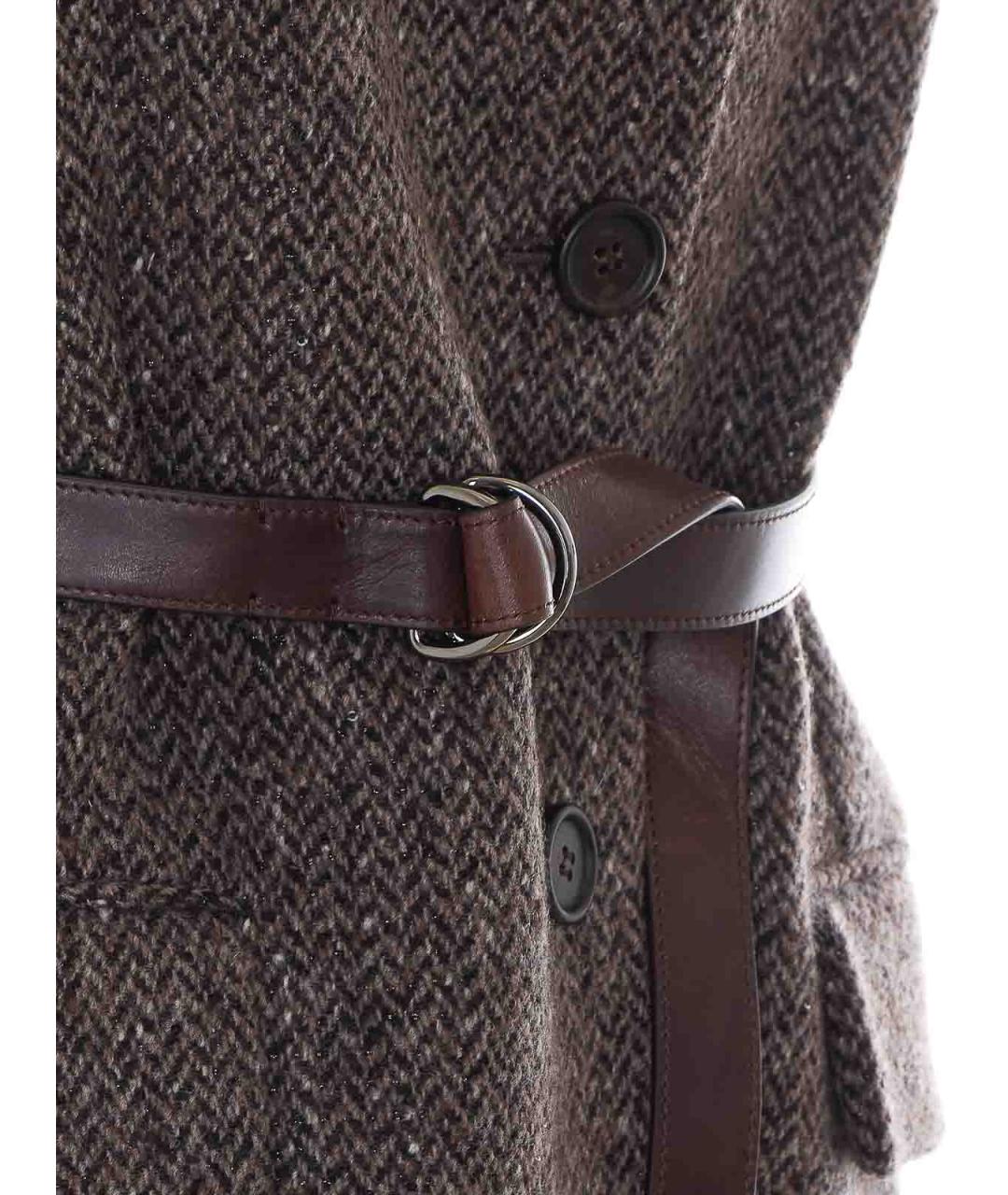 BRUNELLO CUCINELLI Коричневая полиэстеровая жилетка, фото 3