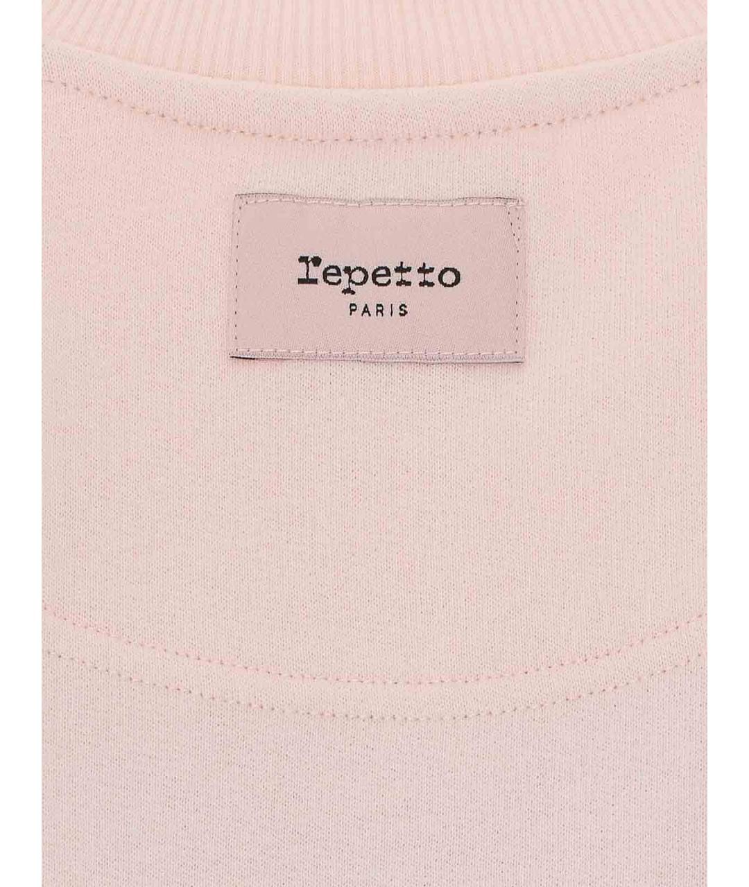 REPETTO Розовый полиэстеровый джемпер / свитер, фото 3