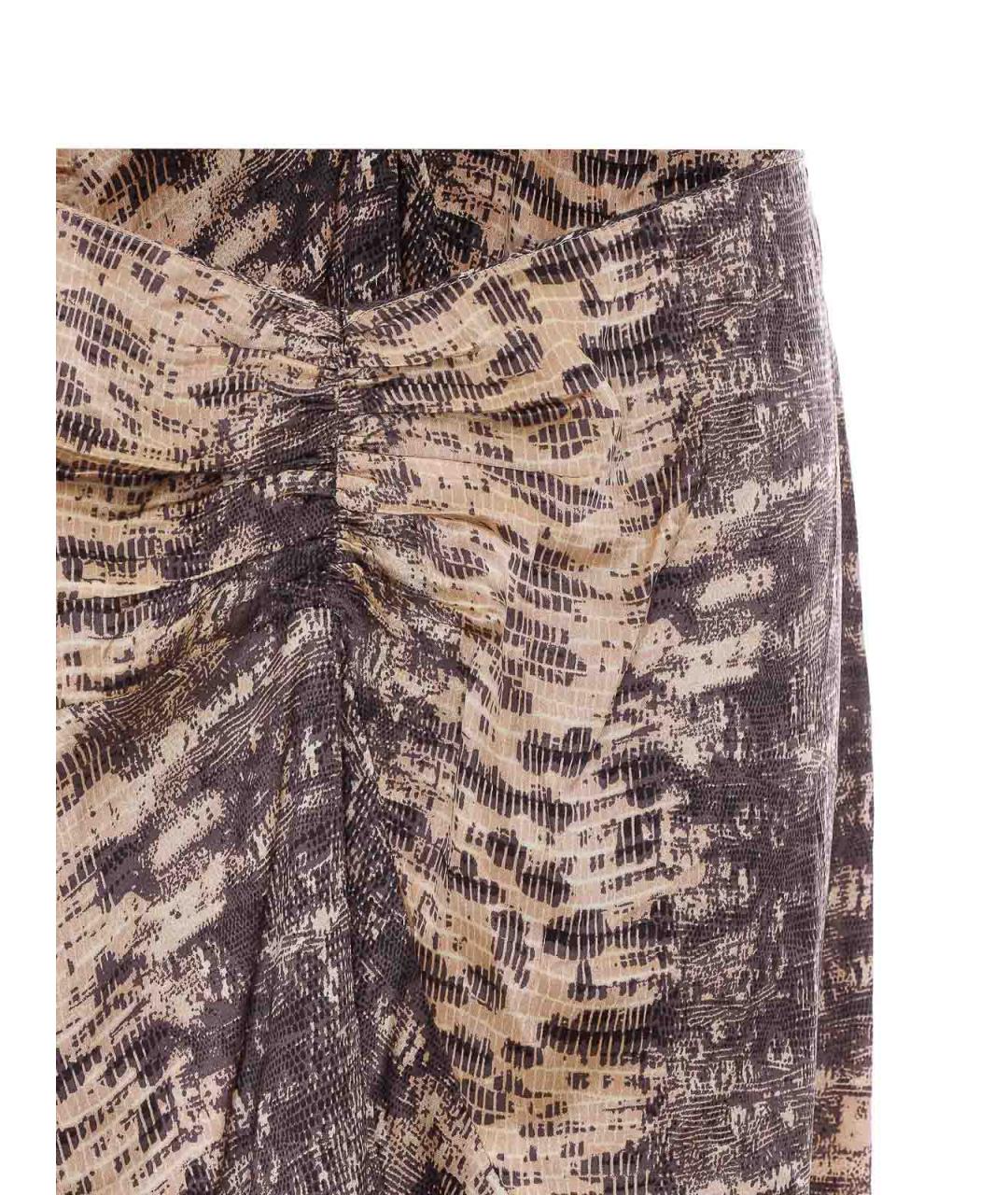 ISABEL MARANT Мульти шелковая юбка миди, фото 4