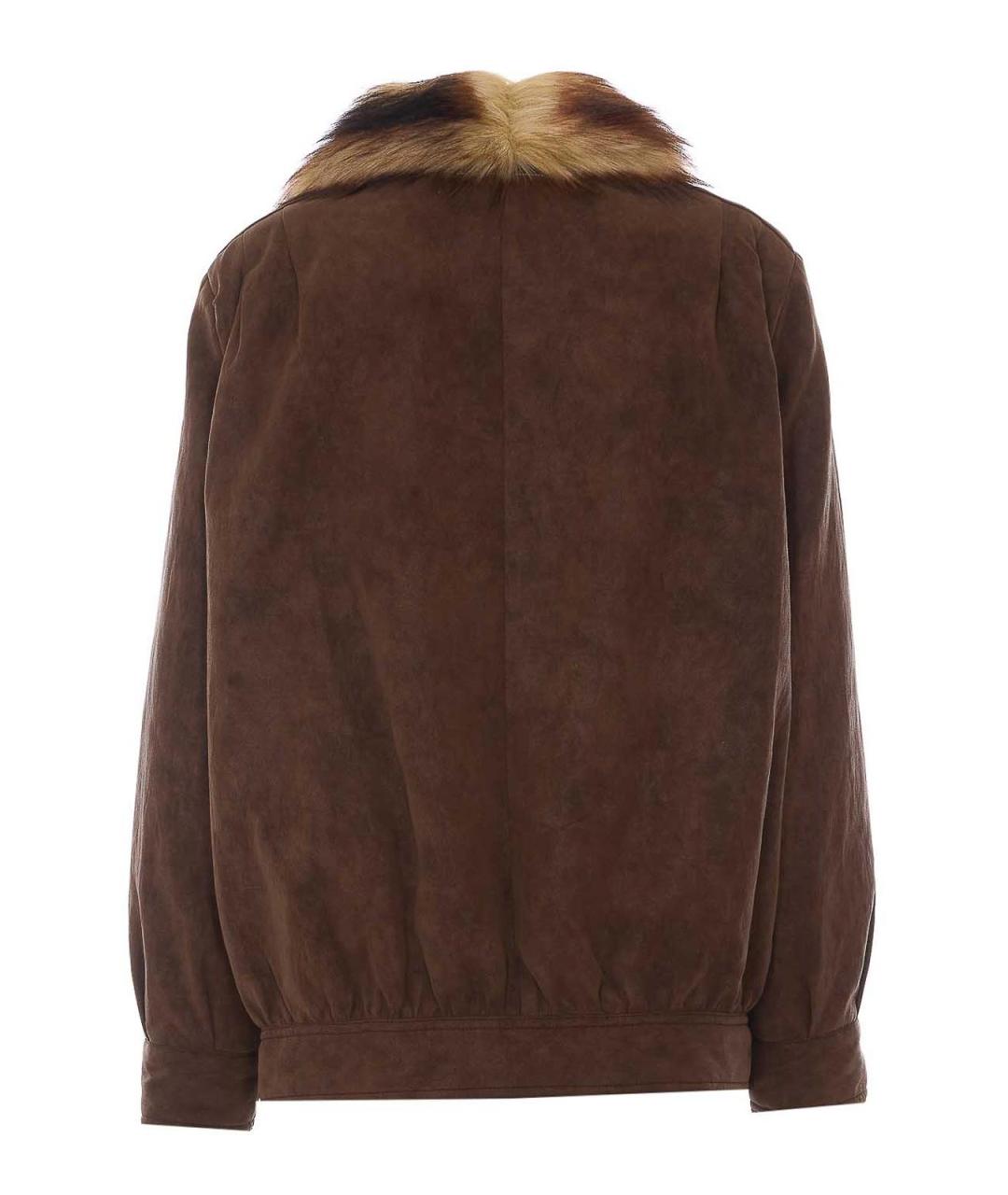 MM6 MAISON MARGIELA Коричневая куртка, фото 2