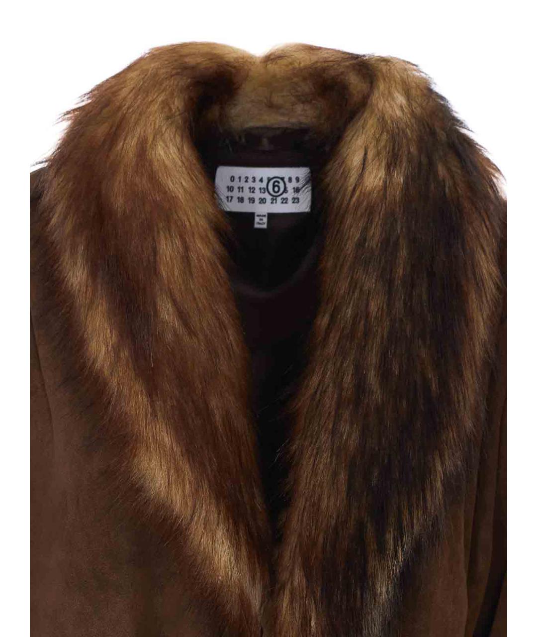 MM6 MAISON MARGIELA Коричневая куртка, фото 4