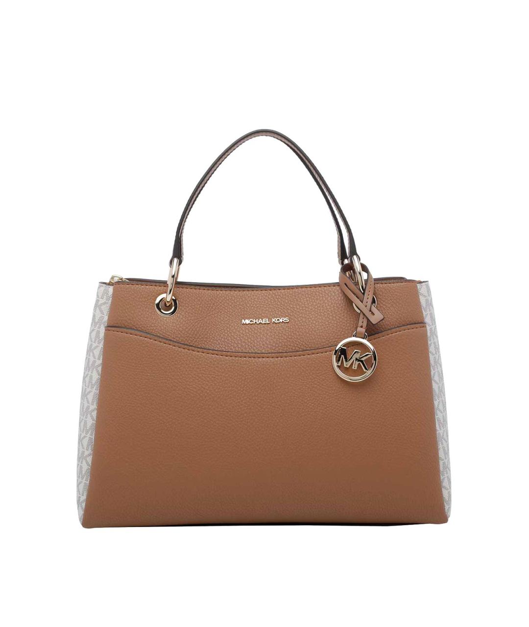MICHAEL MICHAEL KORS Бежевая кожаная сумка тоут, фото 1