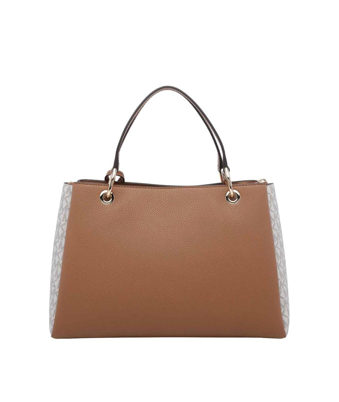 MICHAEL MICHAEL KORS Бежевая кожаная сумка тоут, фото 3