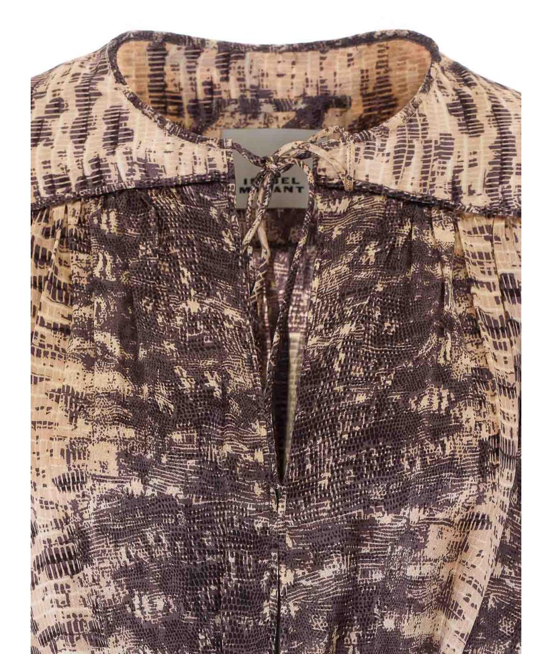 ISABEL MARANT Мульти шелковое повседневное платье, фото 4