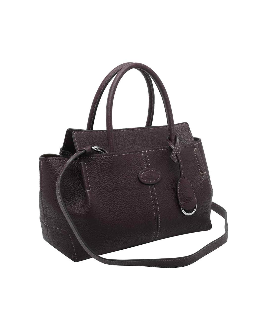 TOD'S Коричневая кожаная сумка тоут, фото 2
