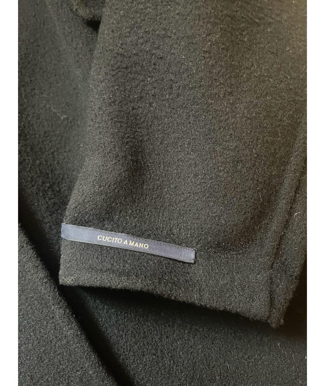 MAX MARA Черное шерстяное пальто, фото 3