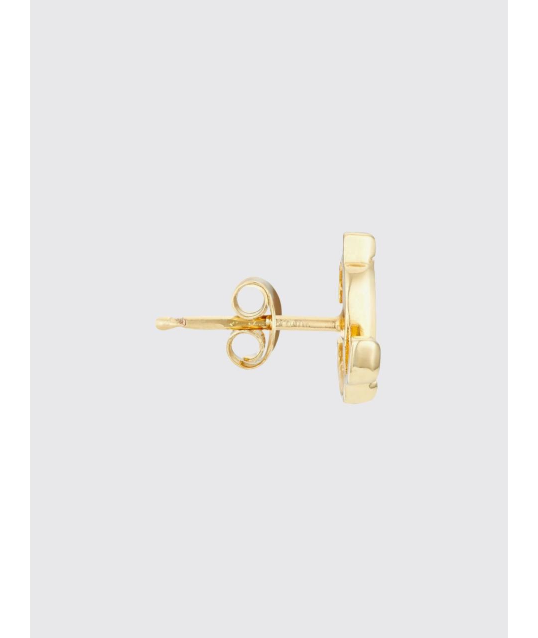 JIMMY CHOO Золотые латунные серьги, фото 2