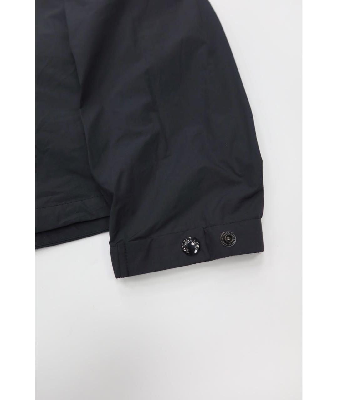MONCLER Черная полиэстеровая куртка, фото 2